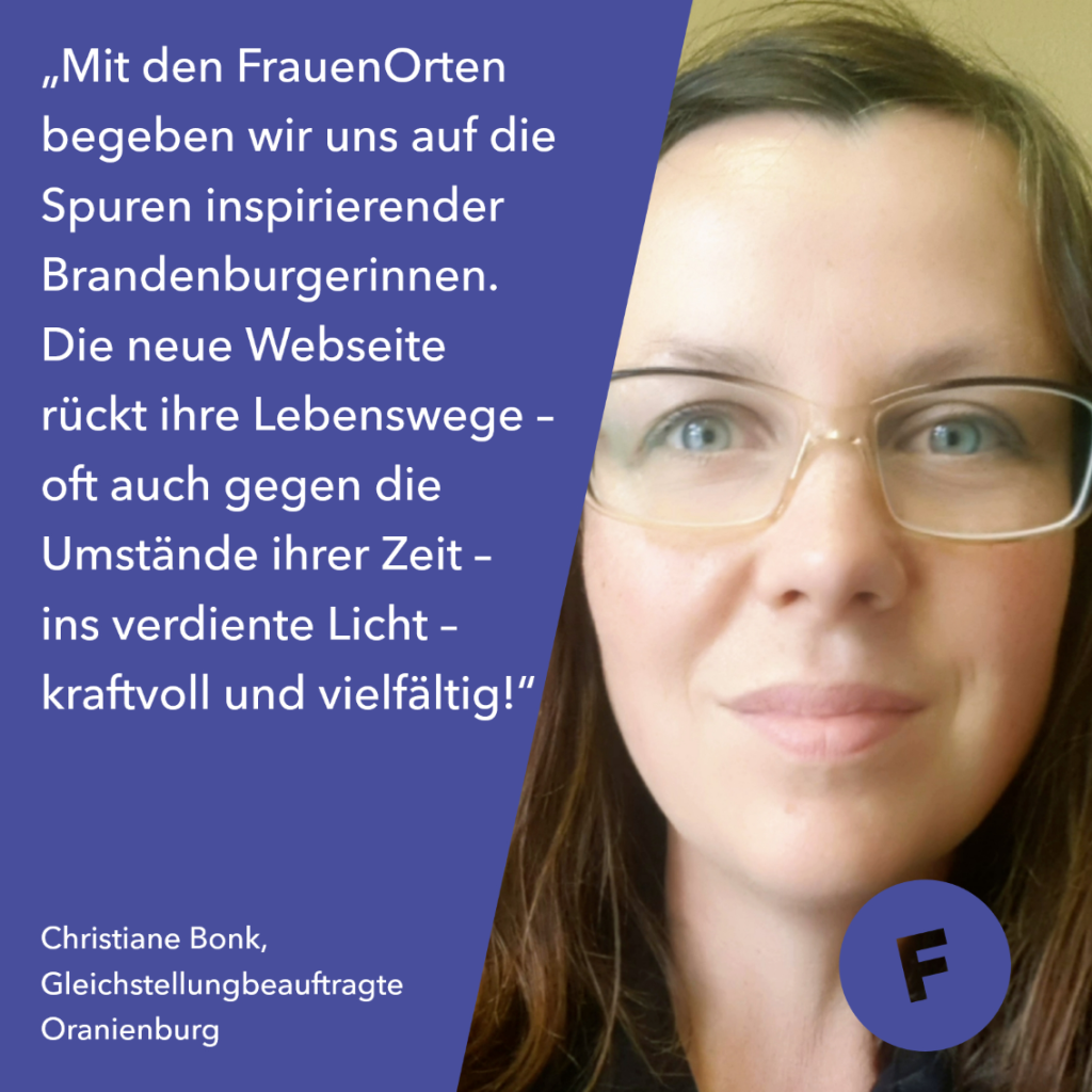 Statement Christiane Bonk, Gleichstellungsbeauftragte Oranienburg